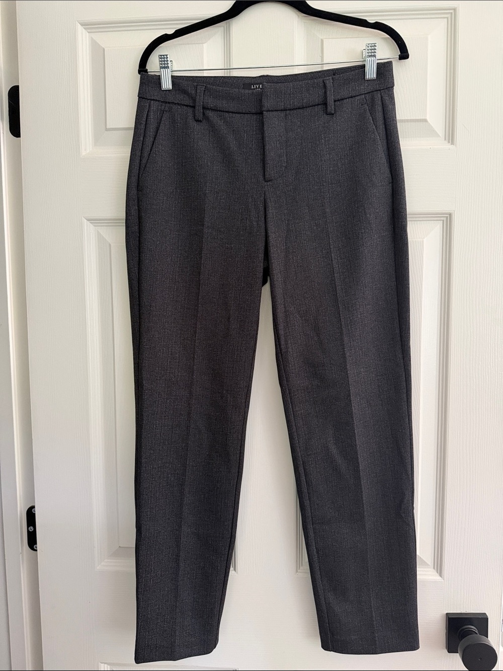 Liverpool Women's Charcoal Gray Tailored Trousers